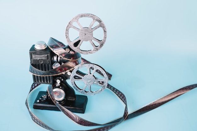 Free photo film projector with cinema reel