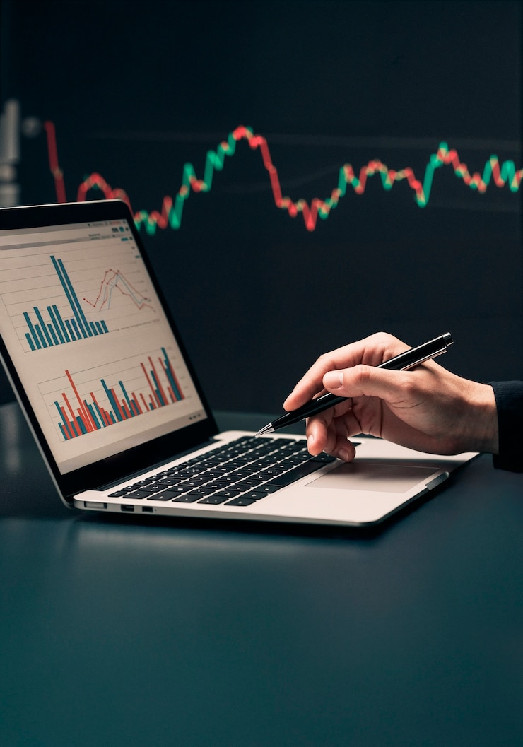 Free Photo financial market analysis