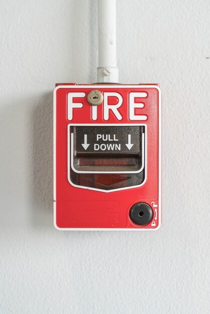 Fire alarm switch