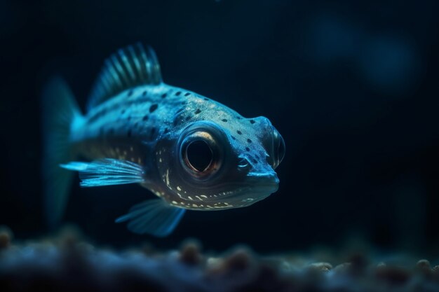 海の底からの魚