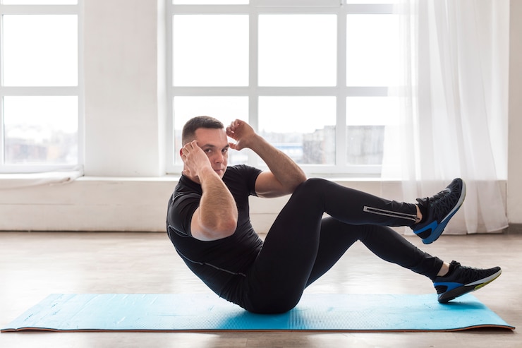 Free Photo fitness man