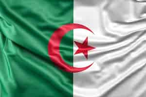 Foto gratuita bandiera dell'algeria