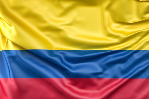 Free photo flag of colombia