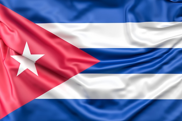 Free photo flag of cuba