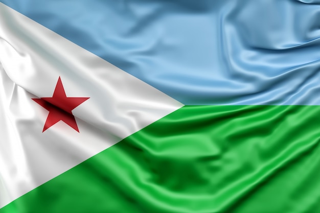 Free photo flag of djibouti