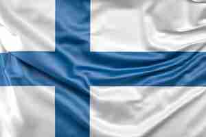 Foto gratuita bandiera della finlandia