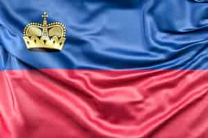 Free photo flag of liechtenstein