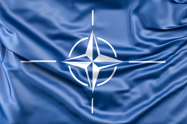 Free photo flag of nato