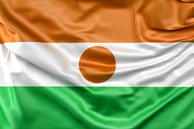 Foto gratuita bandiera del niger