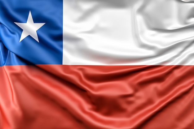 Бесплатное фото Флаг чили