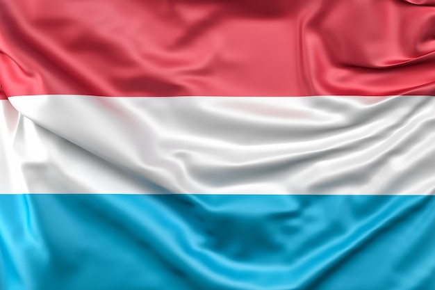 Бесплатное фото Флаг люксембурга