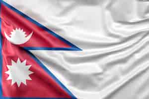 無料写真 ネパールの国旗