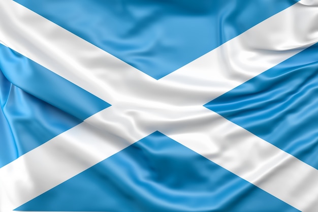 Бесплатное фото Флаг шотландии