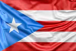 Free photo flag of puerto rico