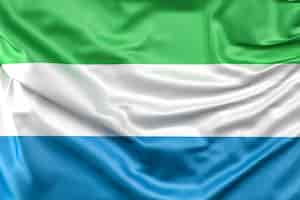 Free photo flag of sierra leone