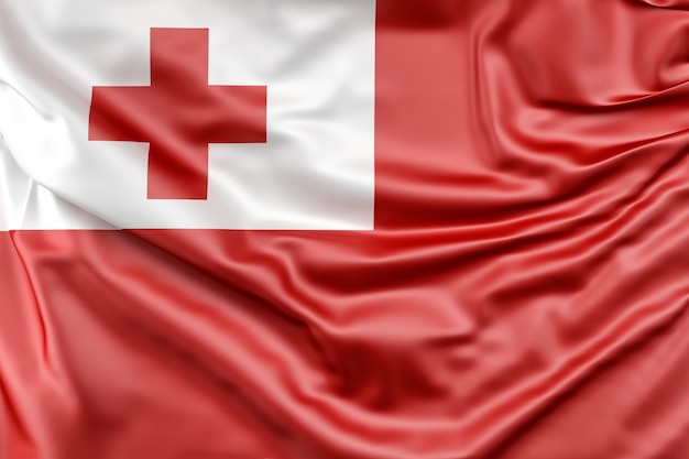 Free photo flag of tonga