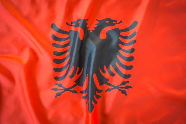 Флаги Албании.