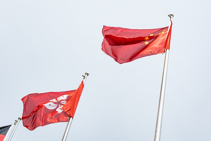 免費 Photo <unk>在旗杆上的旗<unk>