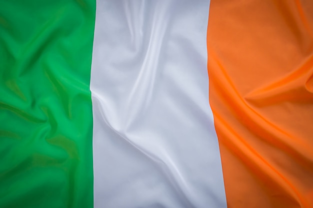 Foto gratuita bandiere della repubblica d'irlanda.