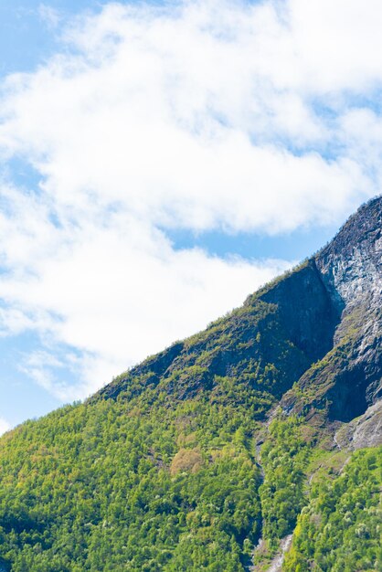 Free photo flam norway june 06 2023 mountain