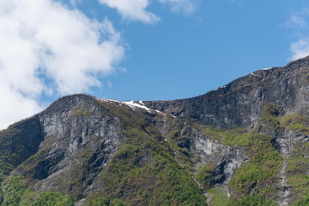 Flam Norway June 06 2023 Mountain