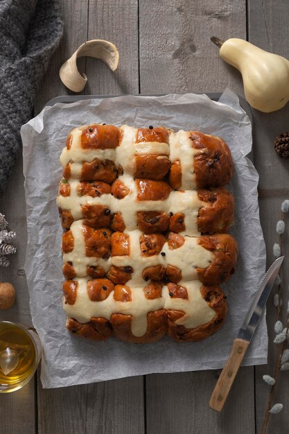 Free photo flat lay of  delicious winter food concept