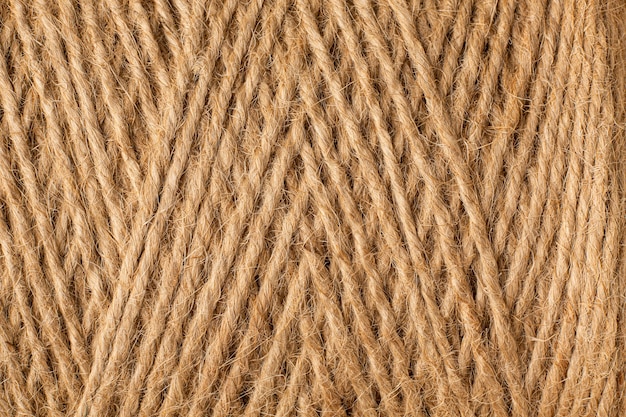 Flat lay rope texture composition