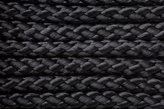 Flat lay rope texture composition