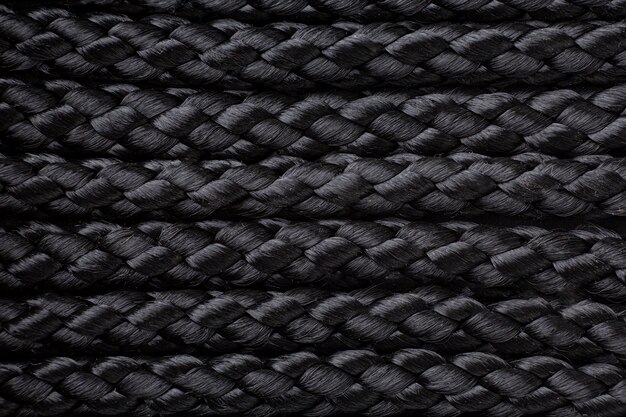 Flat lay rope texture composition