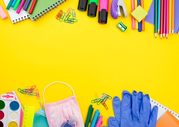 Disposizione piana degli elementi essenziali della scuola