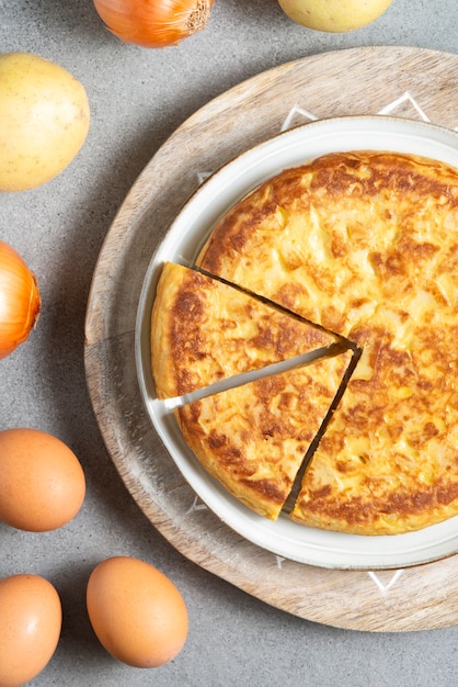 무료 사진 맛있는 스페인 옥수수 요리의 평면도