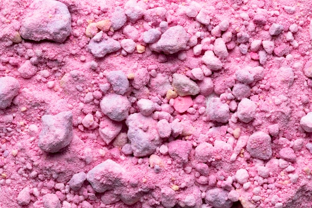 Free photo flay lay of powdered colored