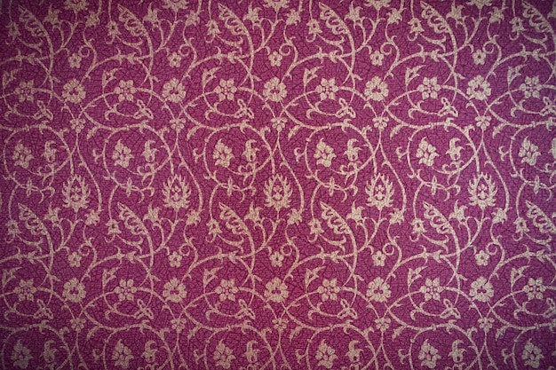 베 키 오 궁전-뮤에 벽에 그려진 백합 문양 패턴