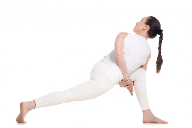 Flexible woman training