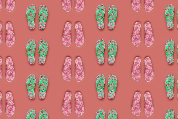 Flip flop pattern for summer