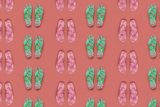 Flip flop pattern for summer