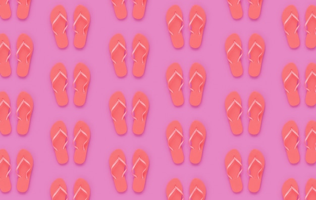Flip flop pattern for summer