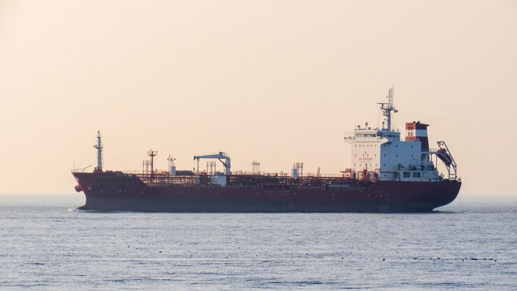 Free Photo floating tanker in liverpool united kingdom