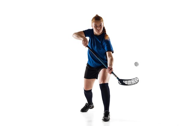 Floorball female player