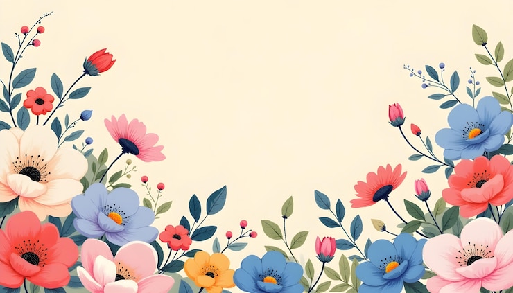 Free Photo floral background design