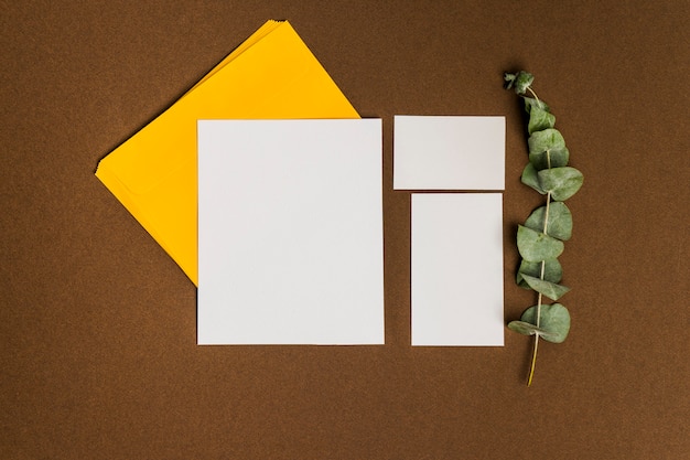 Floral decoration with three sheets of paper