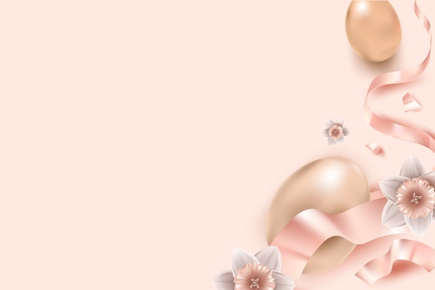 Free Photo  Rose gold paint on a rough background