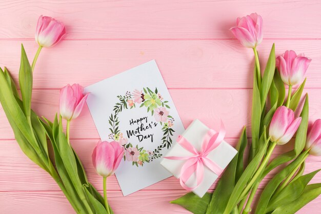 Floral mothers day concept