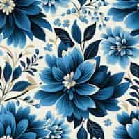 Free photo floral seamless pattern design