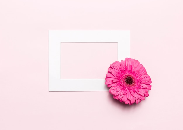 Flower and frame