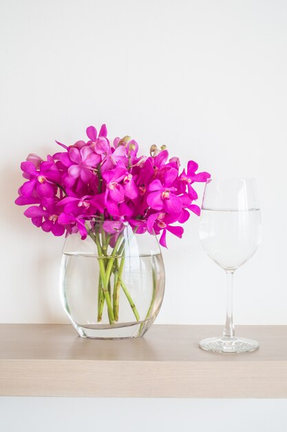 Flower pot and glass