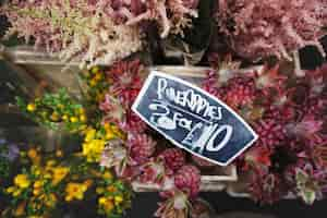 Free photo flower street market