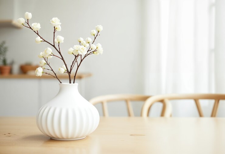 Free Photo flower vase in modern interior