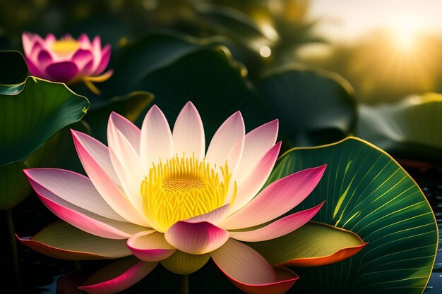 A flower in the water wallpapers