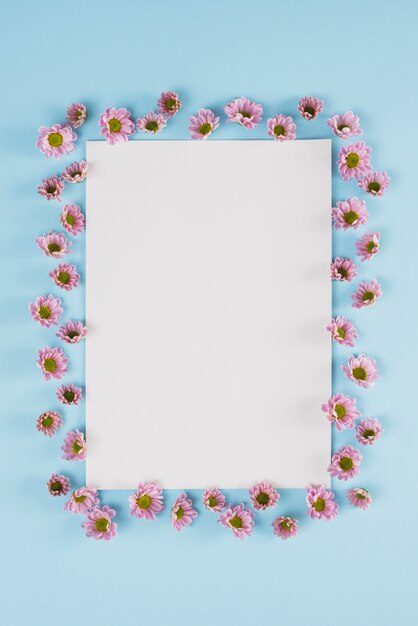 Flowers background copy space